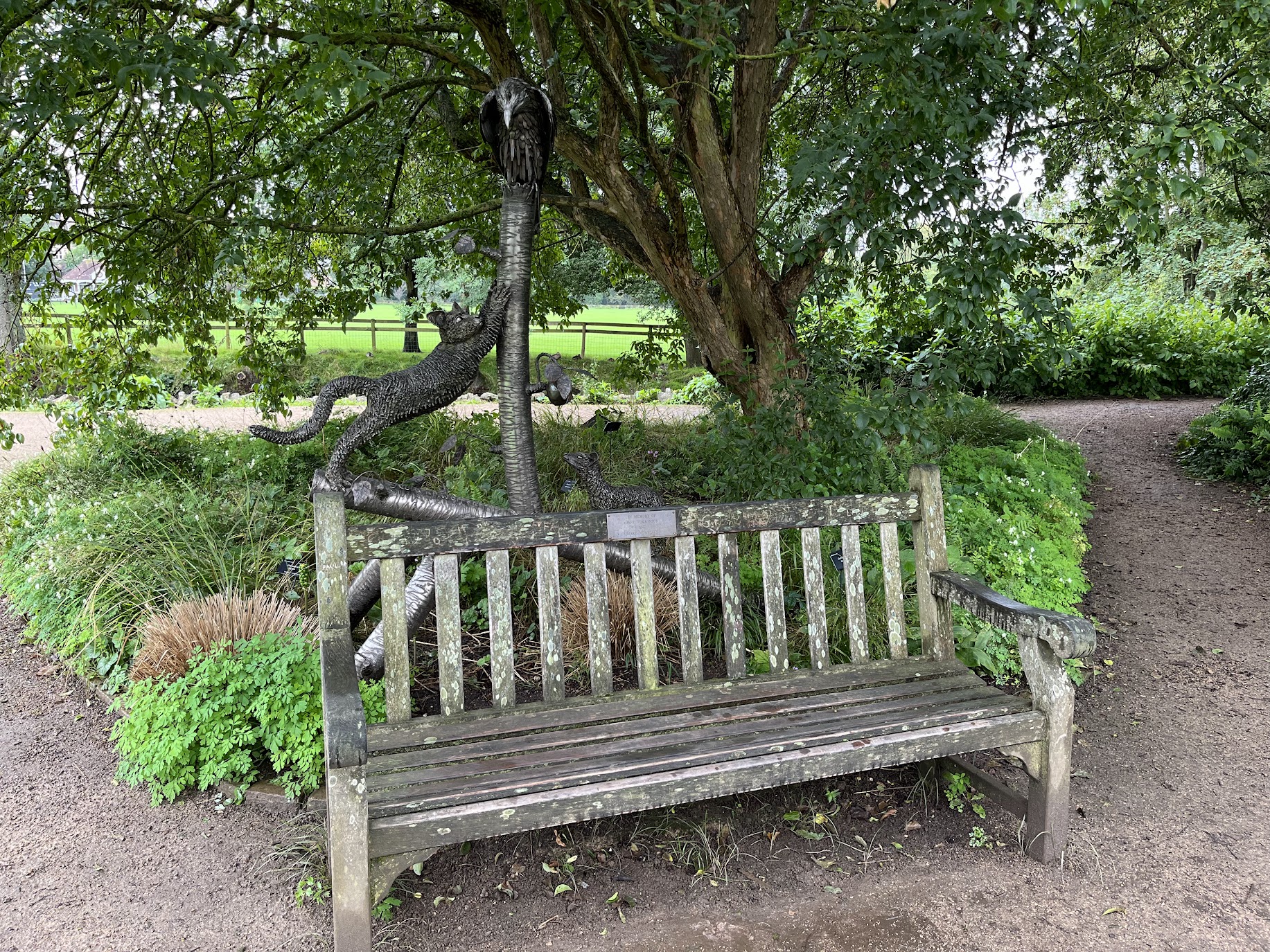 A park bench in Oxford