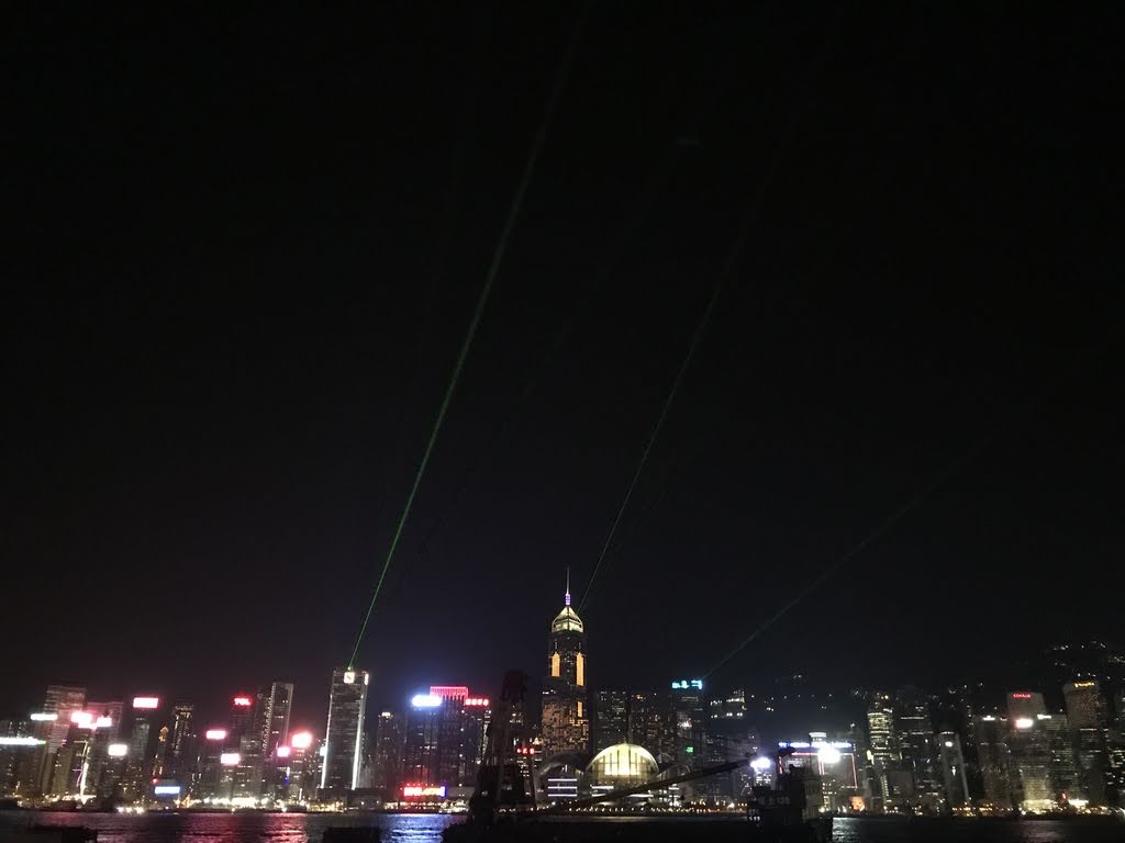 Hong Kong at night