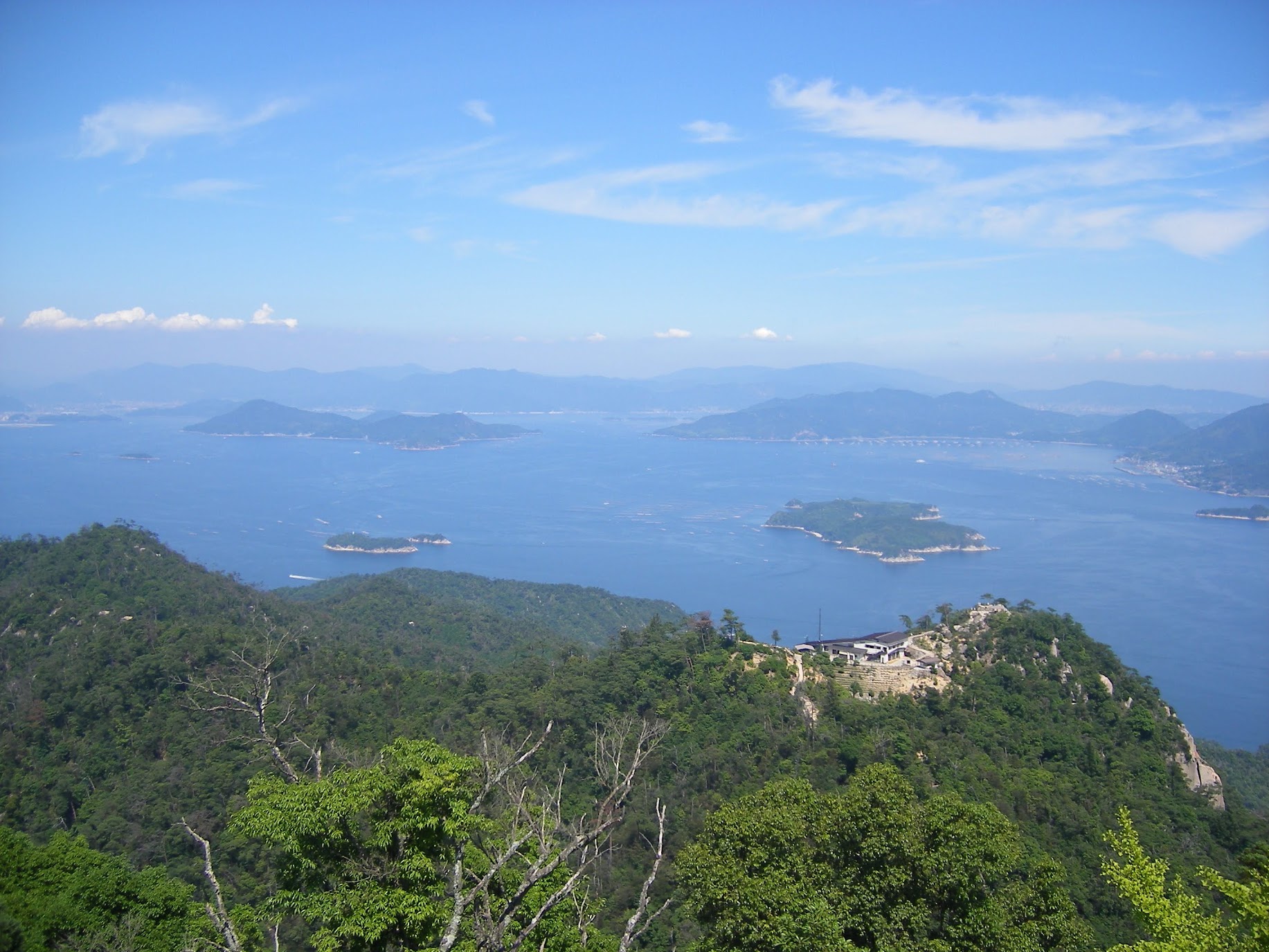 A glorious view from the top of Mount Misen