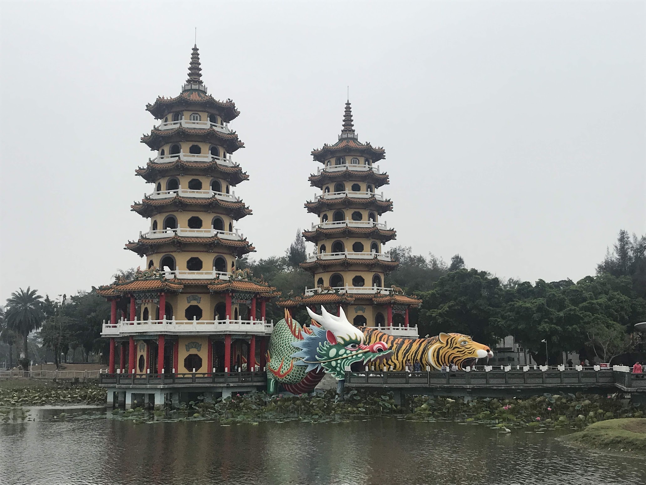 The Dragon and Tiger Pagodas.